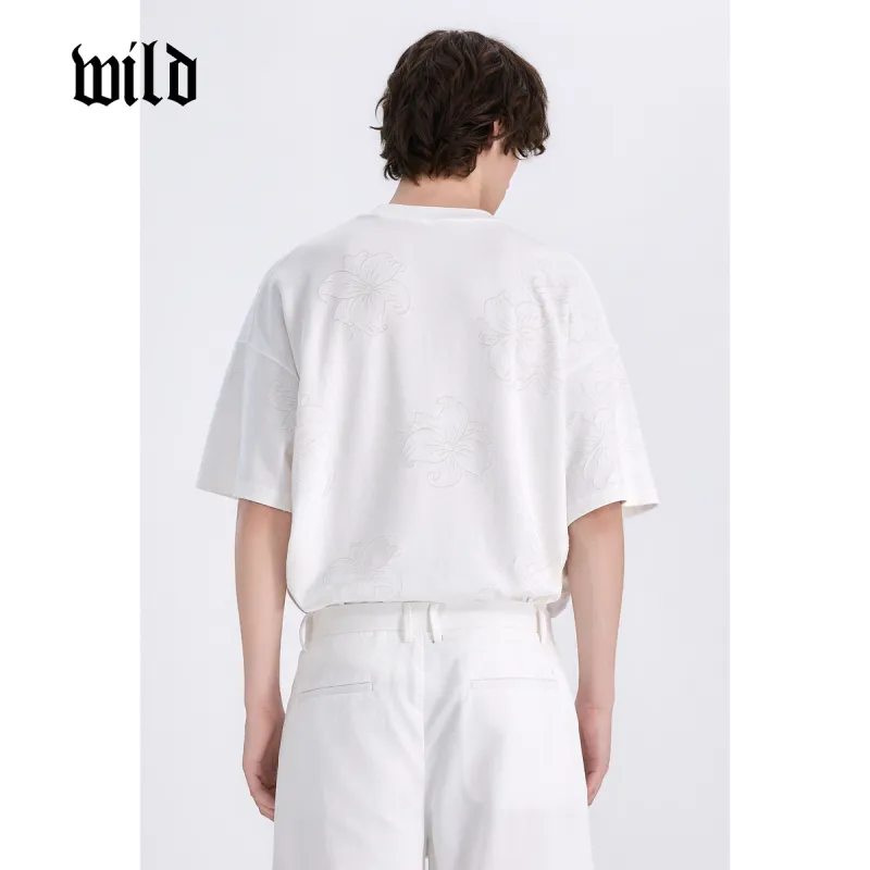 WILD LEADER T Shirts Unisex Minimalist White[TW5118154]-2