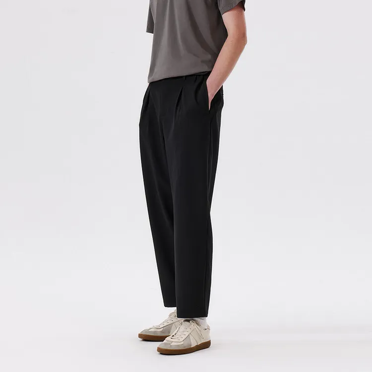 PSO Brand Suit Trouser Unisex Black-3