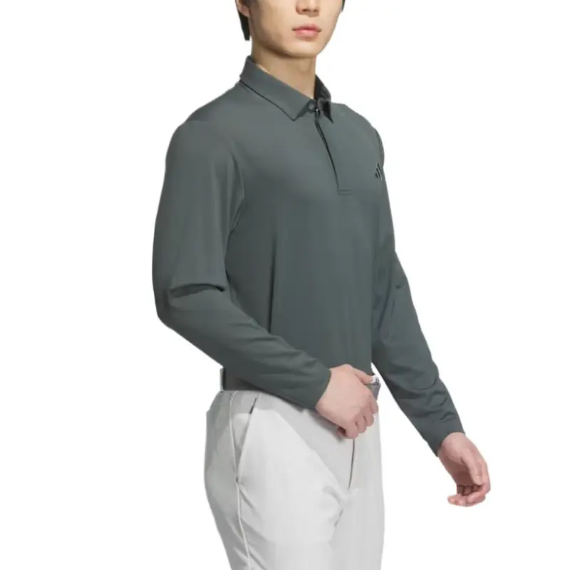 Adidas Polo Shirts Men Green-3
