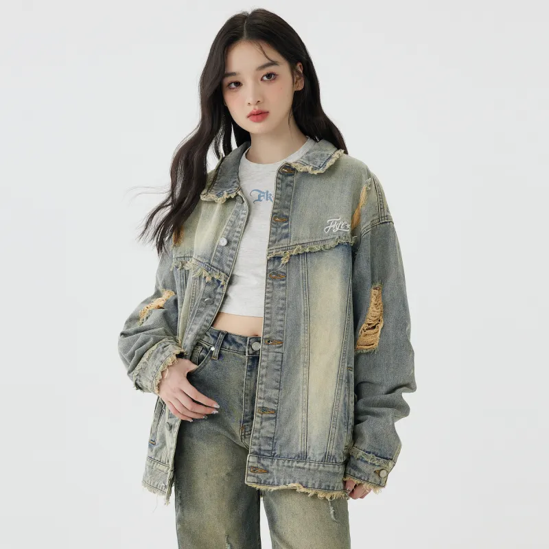 FKFT Denim Jackets Unisex-7