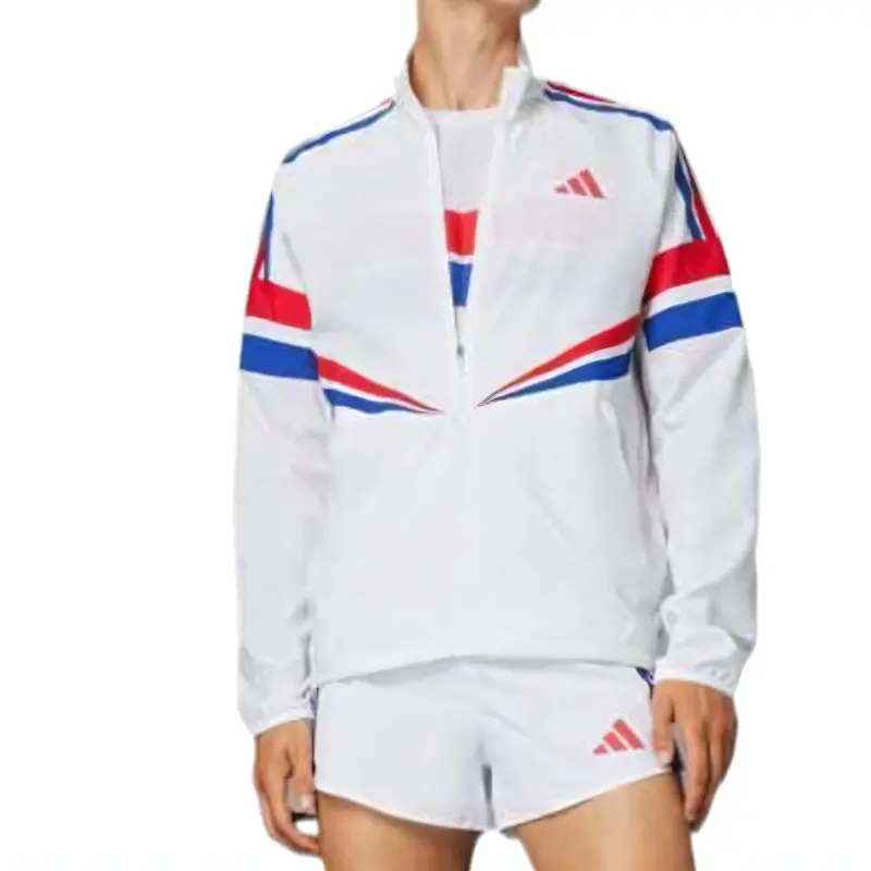 Adidas Free Shipping With AdiClub Adizero Retro Running Jacket-1