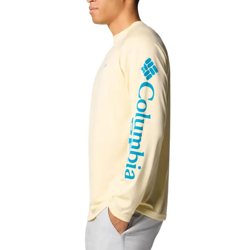 Columbia PFG Terminal Tackle Omni-Shade Omni-Wick T-Shirt Men's Lemon Yellow-2