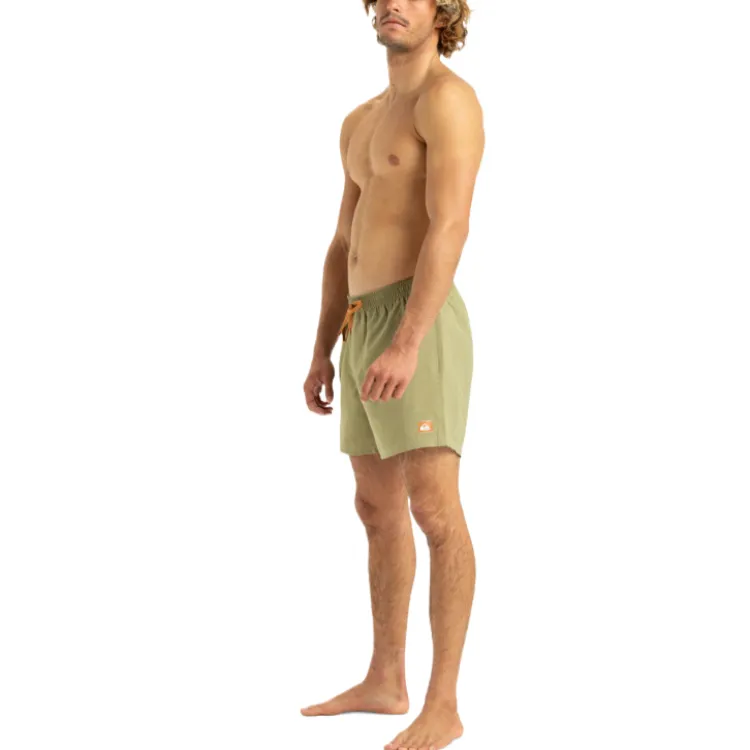 Quiksilver Everyday Solid Volley Beach Shorts Men's Green-5
