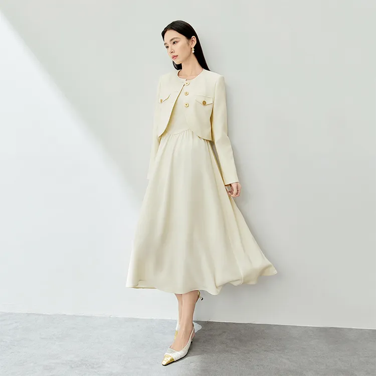 SENTUBILA Two Piece Skirt Sets Women's-3