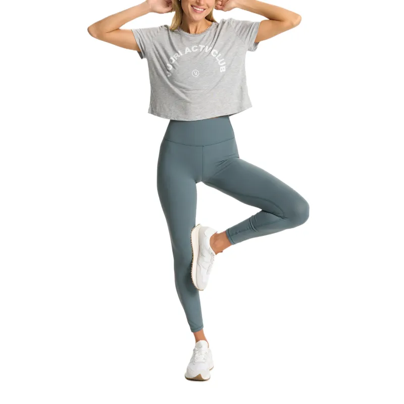 Vuori T Shirt Women's Gray/HeatherGrey-3