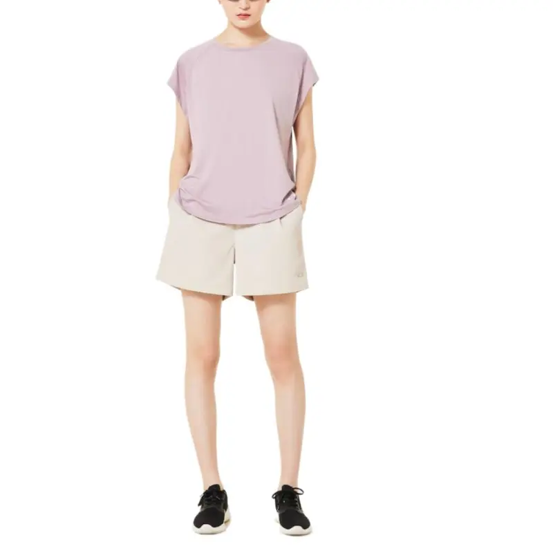 Oakley Raglan Sleeve T Shirt Women's Purple Sand-3