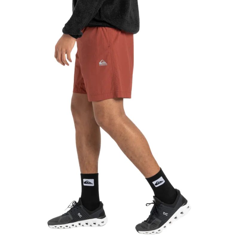 Quiksilver Volley Rip Casual Shorts Men's Red-4