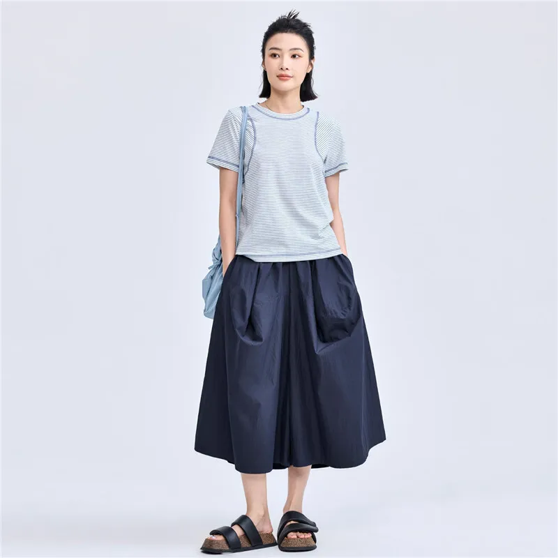 UNIQLO Casual Pants Women's Captain Blue-4