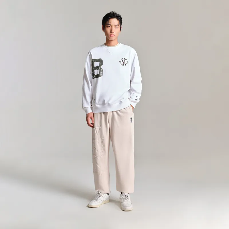 JACK JONES· x NBA Casual Pants Men's Moonlight Gray-2