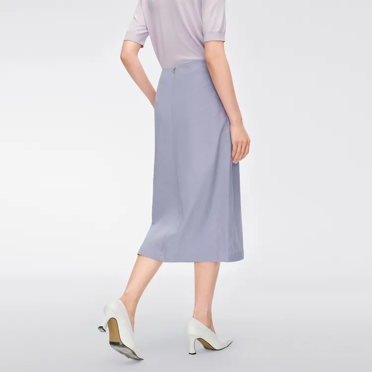OVV Casual Long Skirt Women's Medium Blue-2