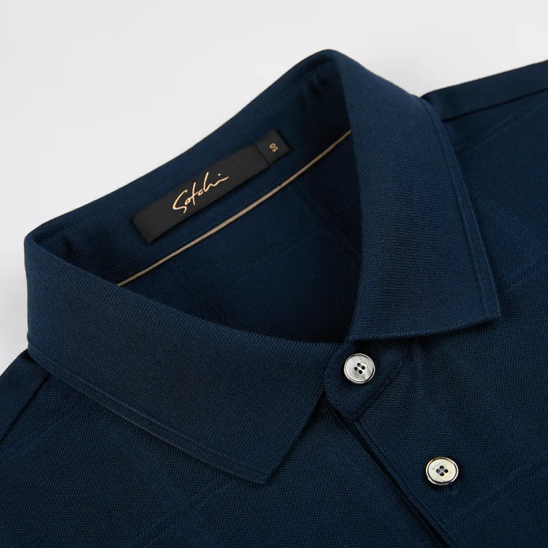 Satchi Polo Shirts Men Navy Blue-2