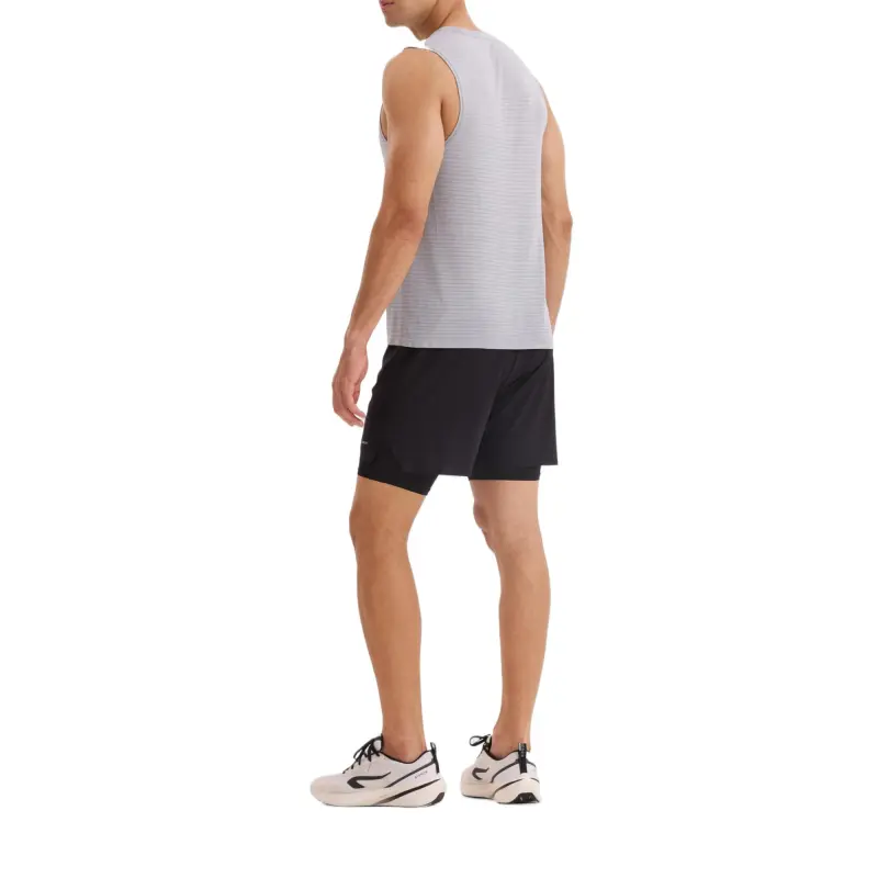 DECATHLON 500 Series Tank Top Men's Silver Gray-4