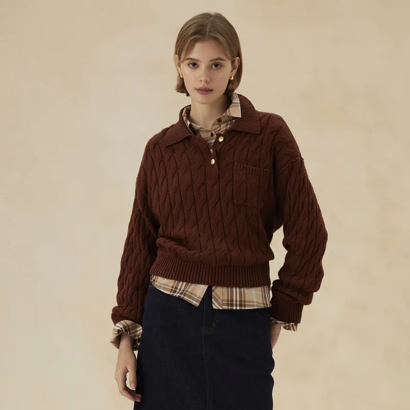 E.land Sweaters Women's-8