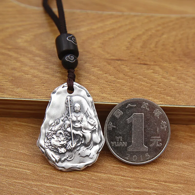 FUYUFU 999 Fine Silver Foot Silver Pendants Unisex-4