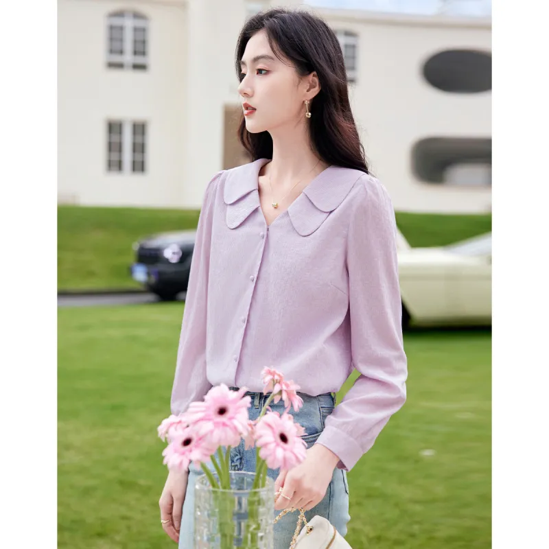 Like The Age Of Water Sweatshirt Women's Purple-3