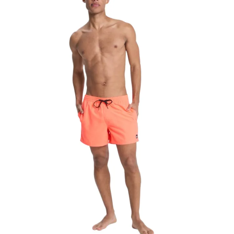 Quiksilver Everyday Solid Volley Beach Shorts Men's Orange-5
