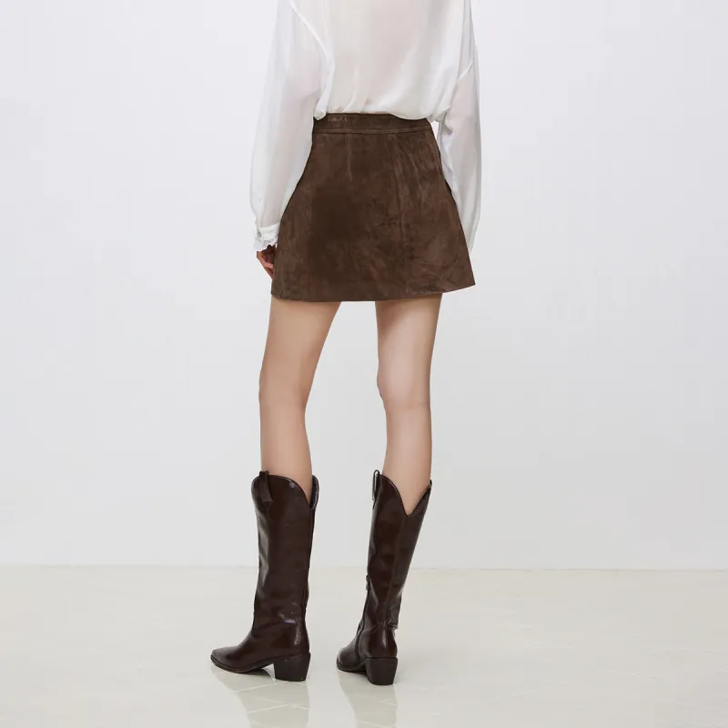 ONLY Leather Short Skirts Women's-3