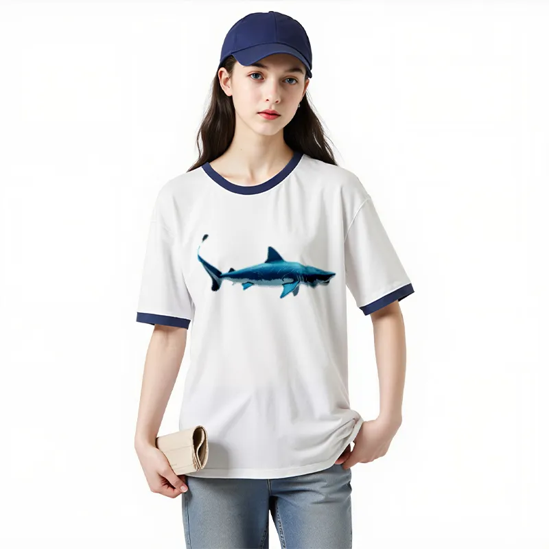 FAIRWHALE Drop Shoulder Sleeve T Shirt Women's-7