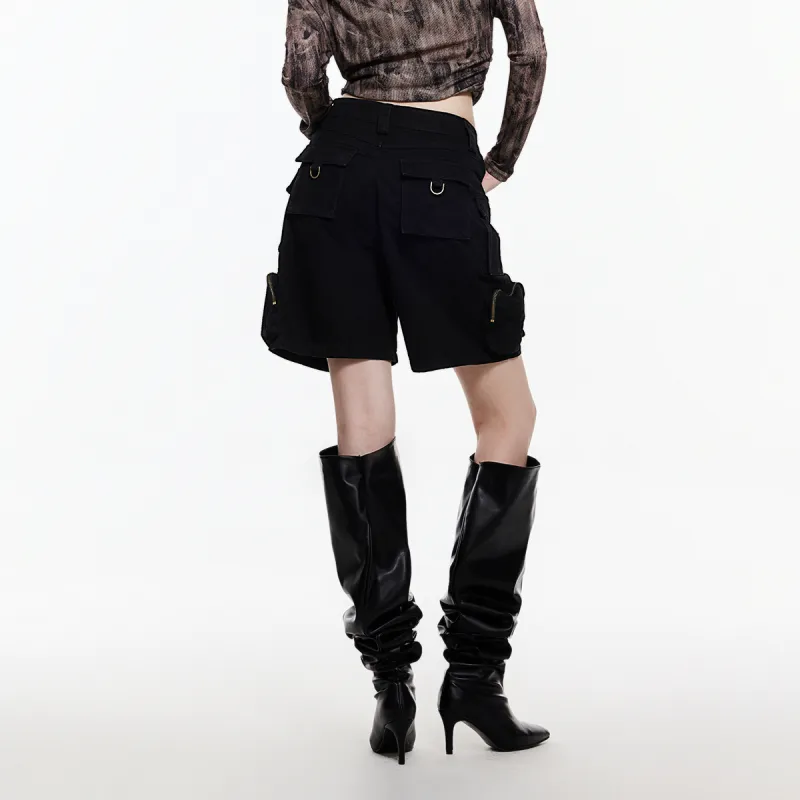 ONLY Casual Shorts Women's Black-4