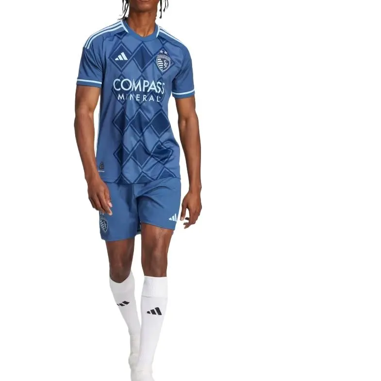Adidas Free Shipping With AdiClub Sporting Kansas City 24/25 Away Authentic Jersey-5