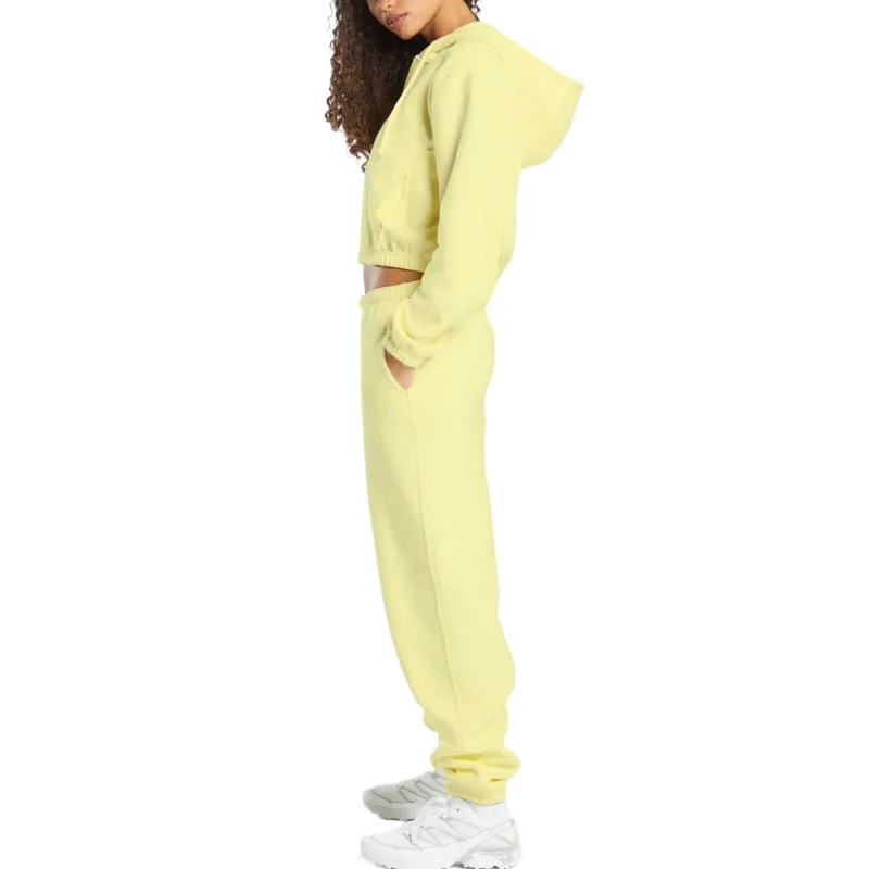GYMSHARK Fleece Zip Hoodie Jacket Women's Refresh Yellow-3
