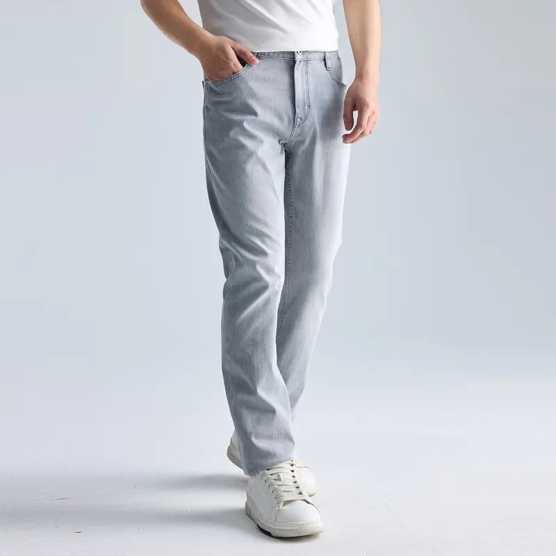 LESS IS MORE Jeans Men Gray Blue-3