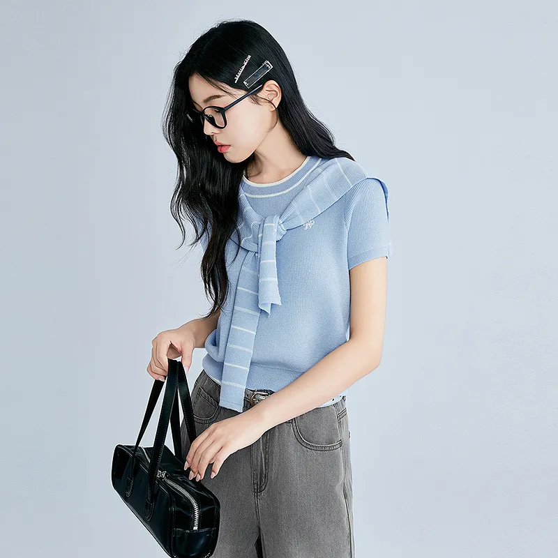 LEDIN Knitwear Women's Fresh Blue-4