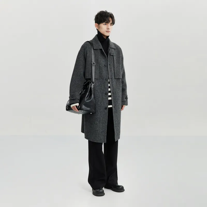 EARL JOEL Coats Men's Premium Gray-2