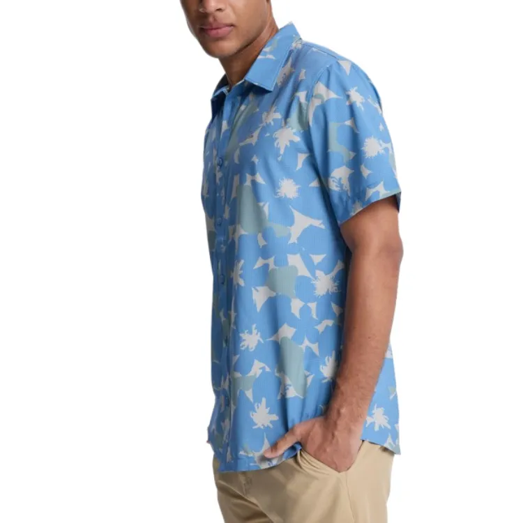 Quiksilver Handtman Shirt Men's Blue-3