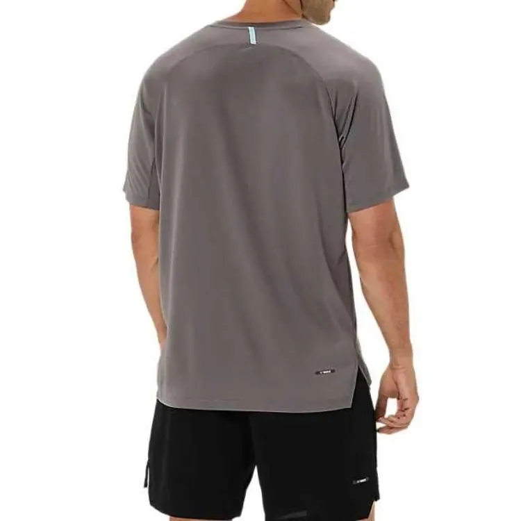Asics ACTIBREEZE VENTED MESH SHORT SLEEVE TOP T Shirt Men's Gray-1