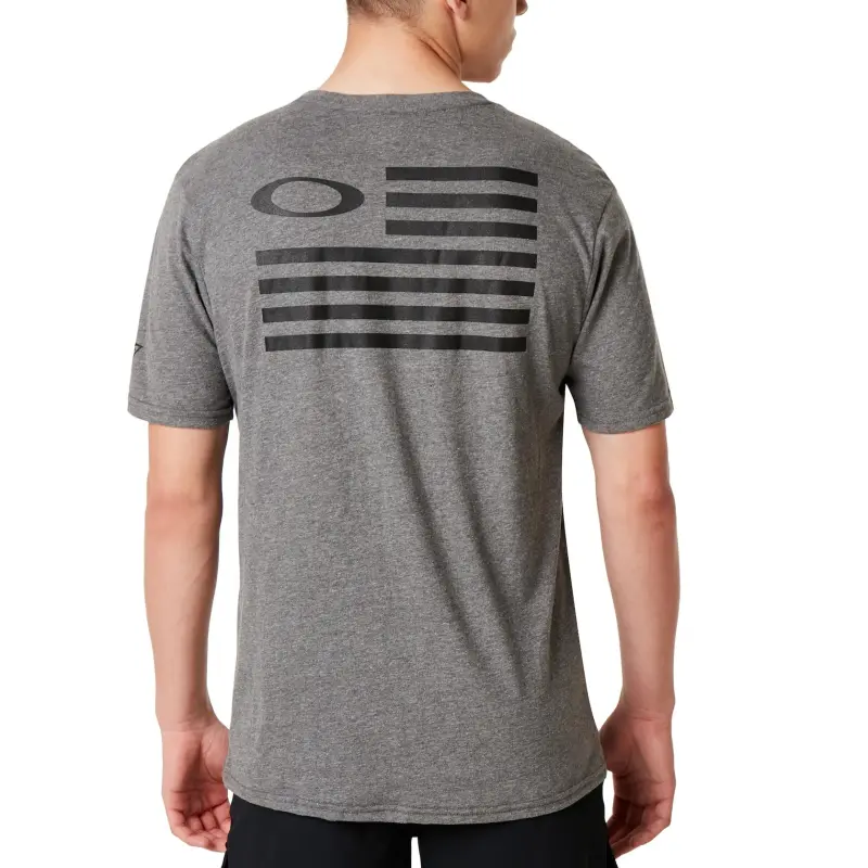 Oakley SI Oakley Flag Tee T-Shirt Men's Gray-2