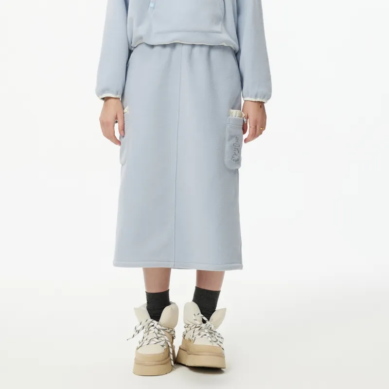 Teenie Weenie Casual Long Skirt Women's Light Blue-3