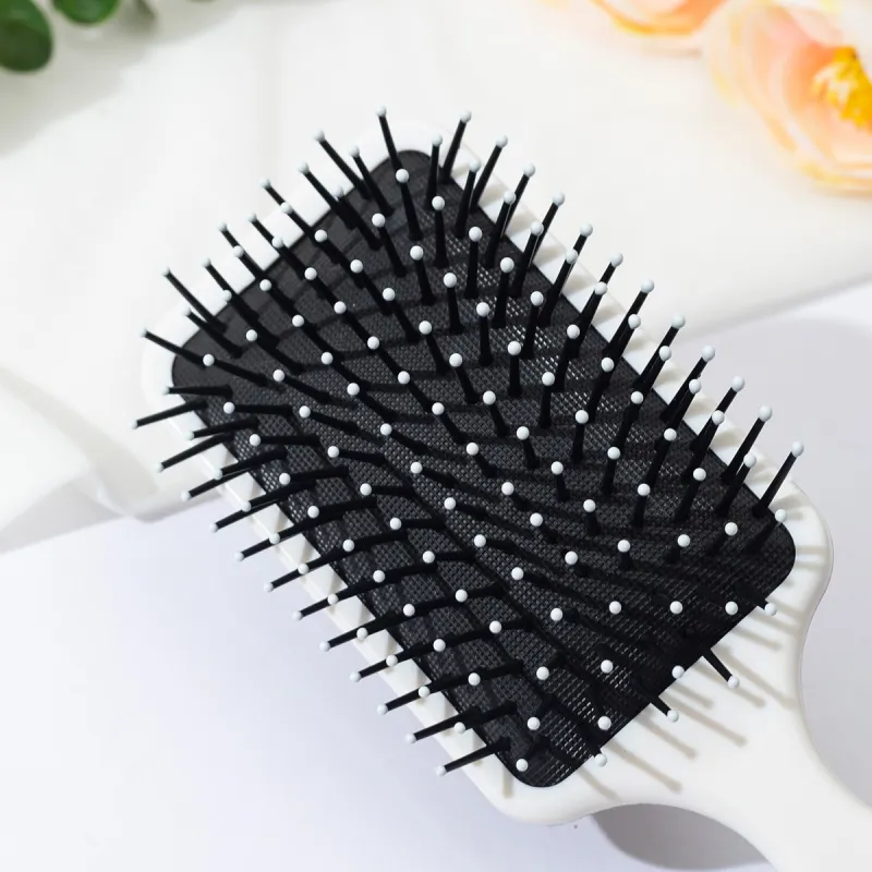 Future Maple Bowknot Print Anti Tangling Comb Scalp Massage Cushion-2