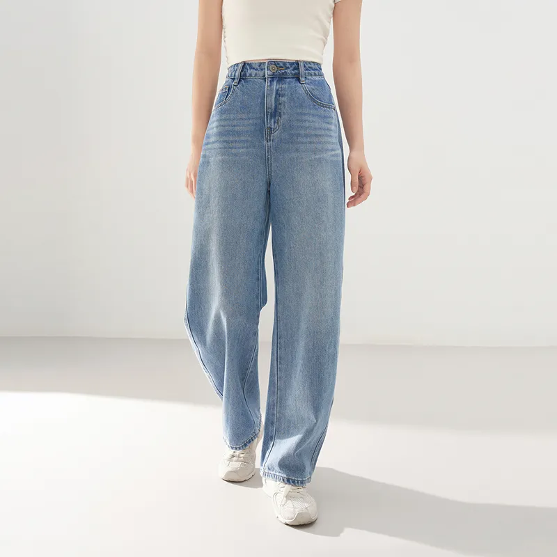 LEDIN Jeans Women's Denim Medium Blue-2
