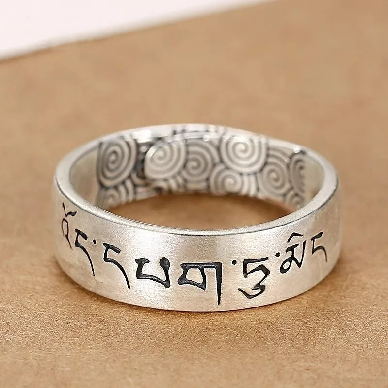 JINJI 999 Fine Silver Rings Unisex-1