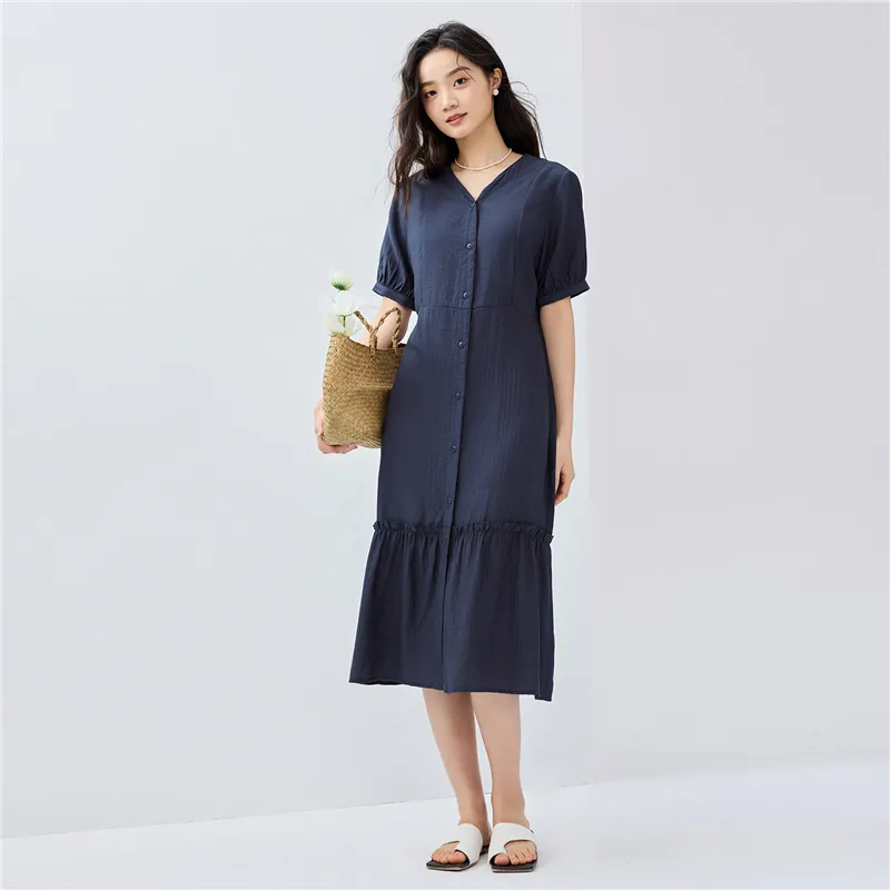 UNIQLO Short Sleeved Dresses Women's-17