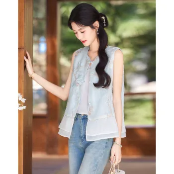 Like The Age Of Water Summer Business Suit Slim Fit Women's Blue