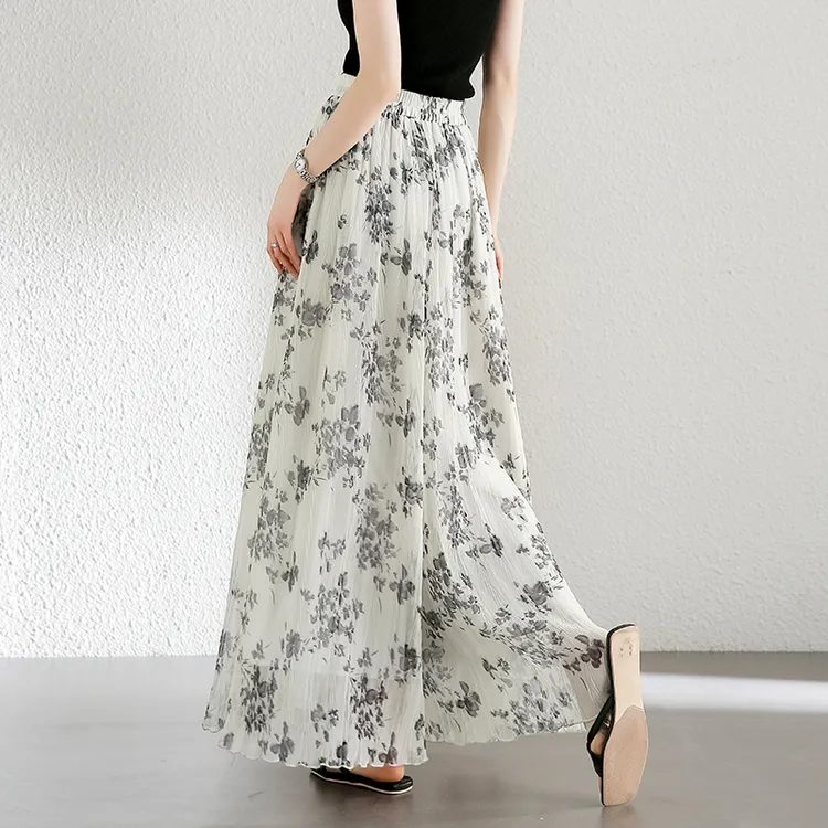 SENTUBILA Casual Pants Women's Ink Wash Apricot-4