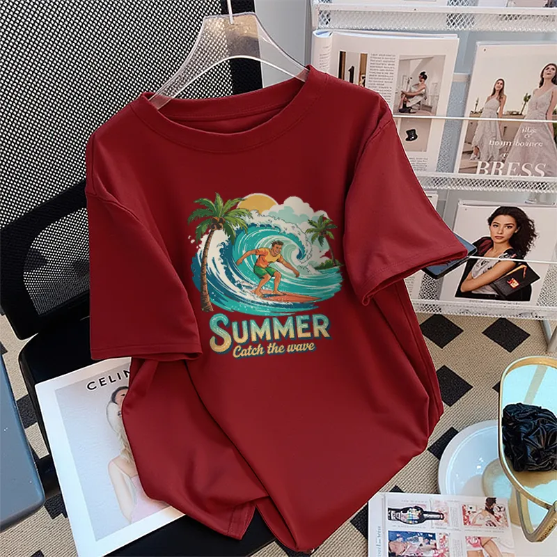 FAIRWHALE T Shirts Women's-8