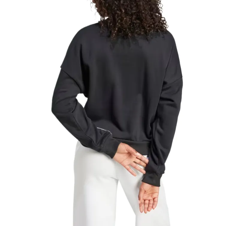 Adidas Free Shipping With AdiClub Essentials 3 Stripes French Terry Sweatshirt-2