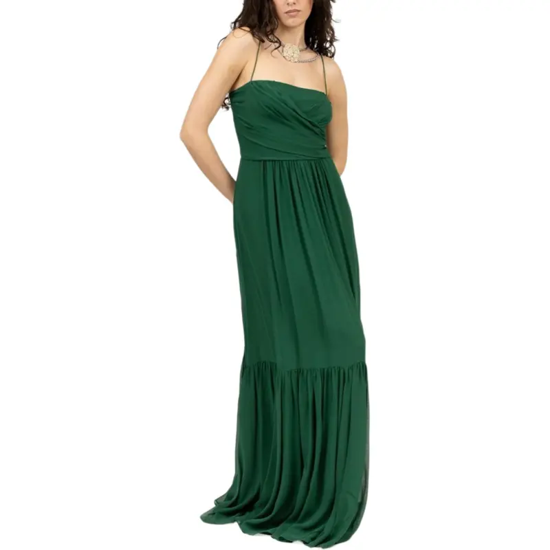 MaxMara Studio Slip Dress Women's Green-1