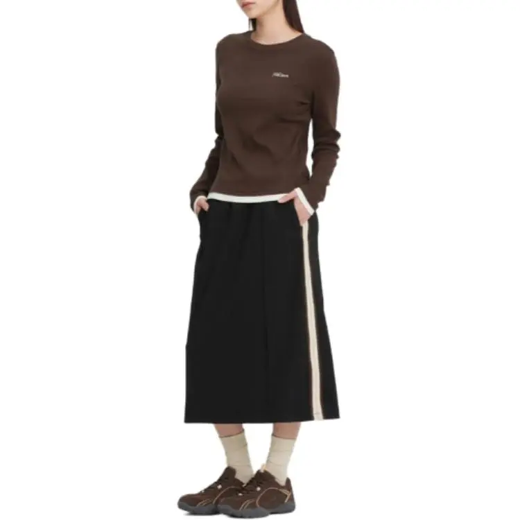 FILA Casual Long Skirts Women's Black-2