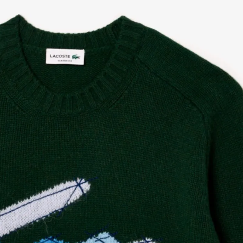 LACOSTE Graphic Crocodile Knitwear-4