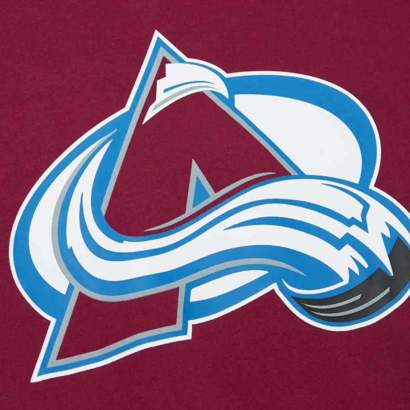 Mitchell & Ness Colorado Avalanche There & Back Sweatshirt Men's Burgundy Red-5