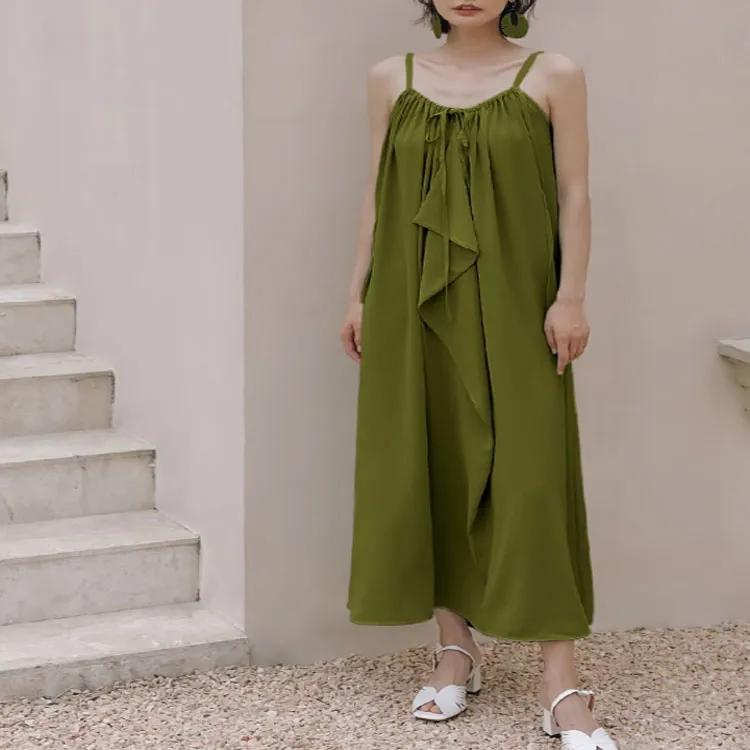 Migu Slip Dresses Women's Mint Foam, Green-1