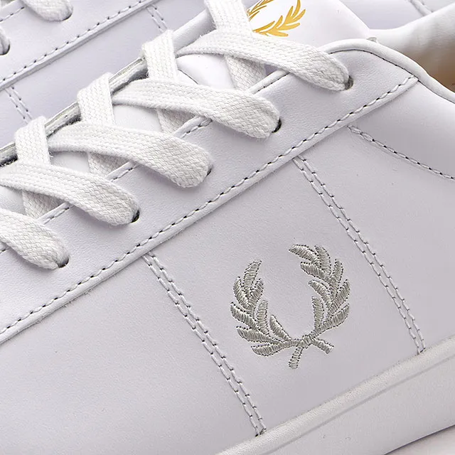 FRED PERRY Spencer Abrasion Resistant Low Top Skateboard Shoes Men's White-13
