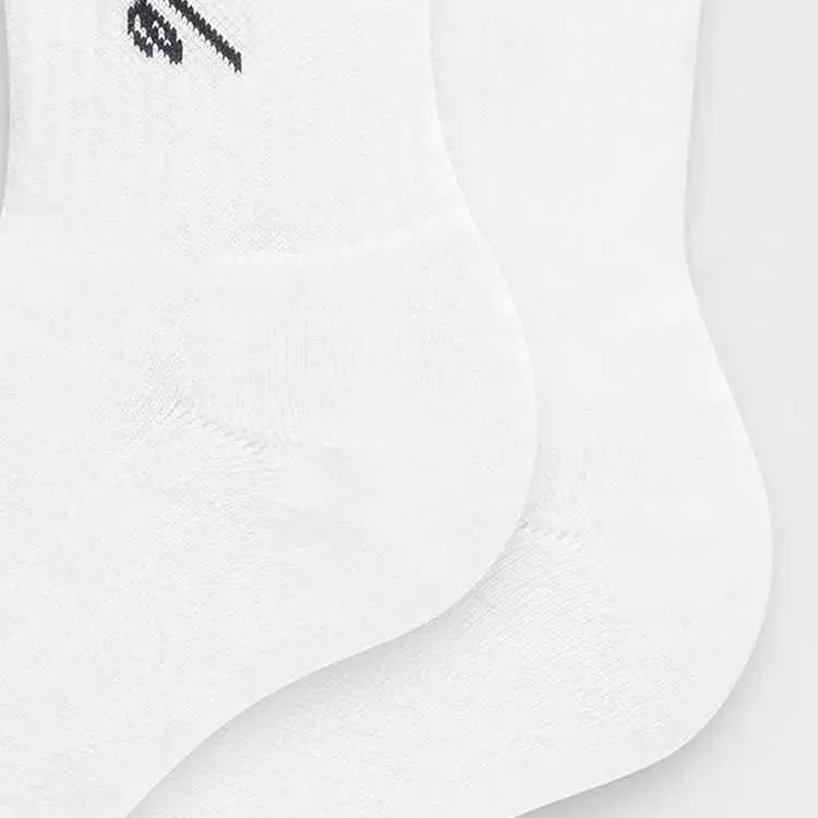 Lululemon Daily Essentials SS25 Mid Calf Socks Unisex 1 Pack White/Green Grape-1