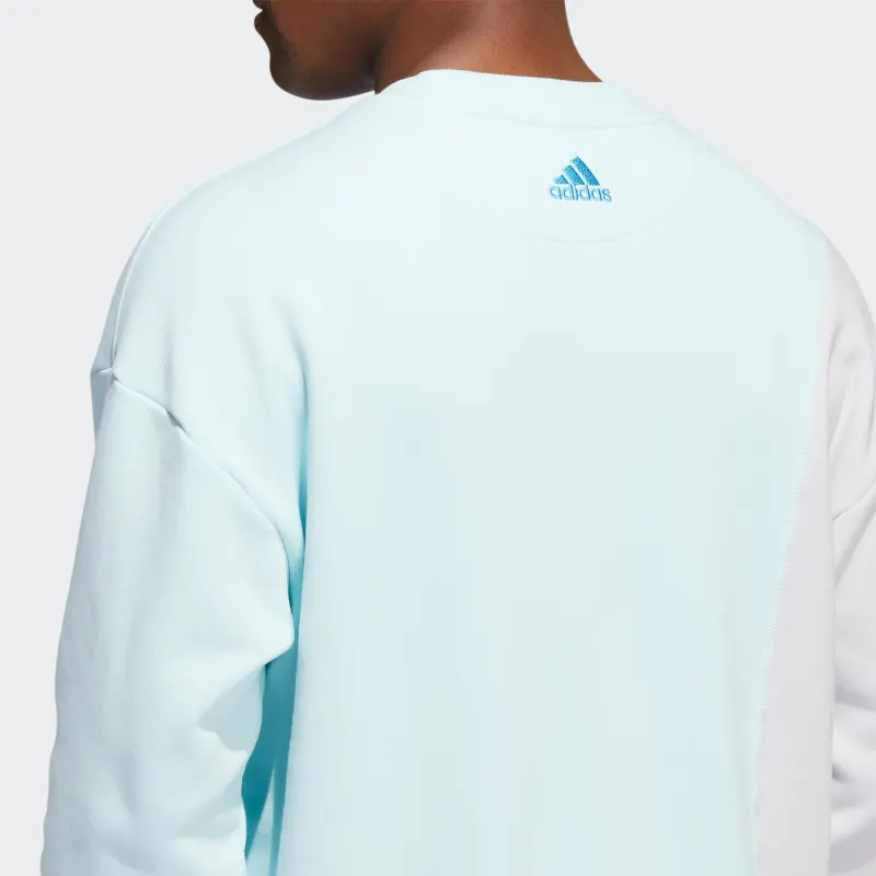Adidas Sweatshirts Men Blue-5