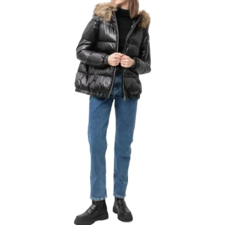 GEOX Jackets Coats Women's Black-3