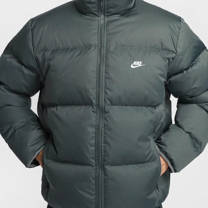 Nike ClubTherma FIT Down Jacket Men's Iron Gray/White-3